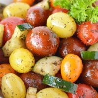Cherry Tomato Salad with Balsamic Vinegar