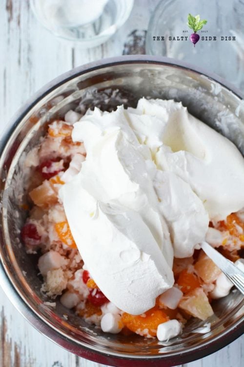 Ambrosia Salad Recipe with Cool Whip Salty Side Dish