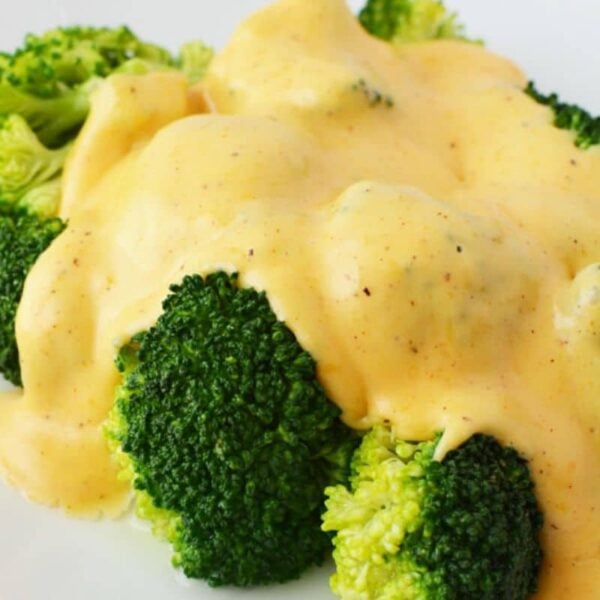 Cheese Sauce for Broccoli in 5 minutes Flat No Velveeta!