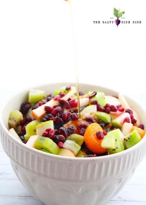 honey lime fruit salad