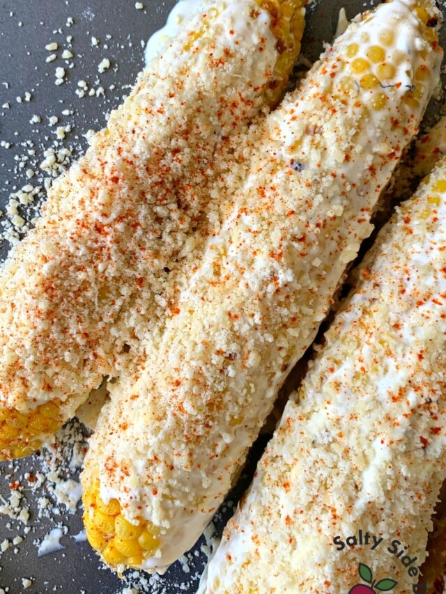 Elote Mexican Street Corn Salty Side Dish