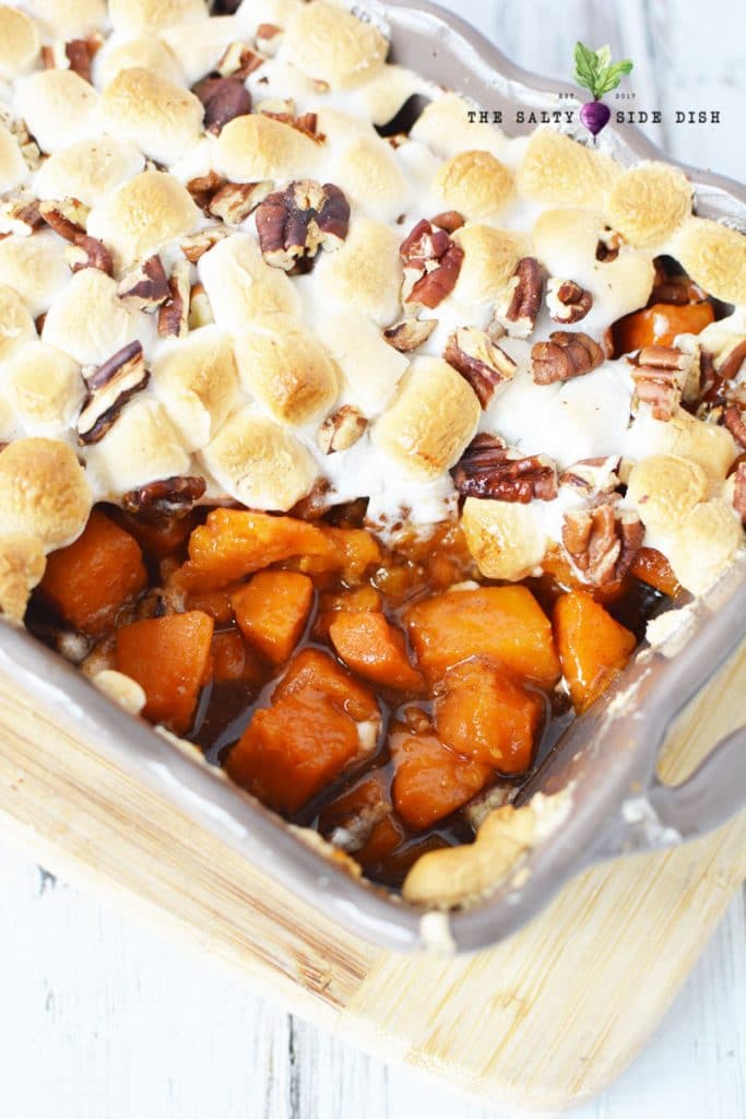 Sweet Potato Casserole with Marshmallows Recipe Salty Side Dish