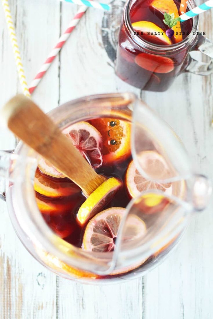 RED SANGRIA RECIPE WITH FRESH FRUIT