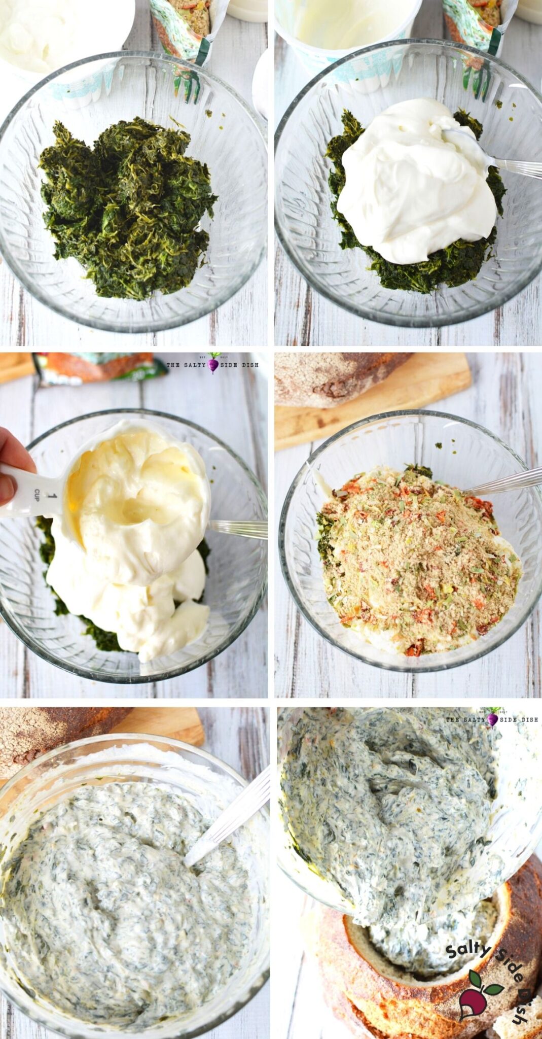 Knorr Spinach Dip without Artichokes Salty Side Dish Recipes