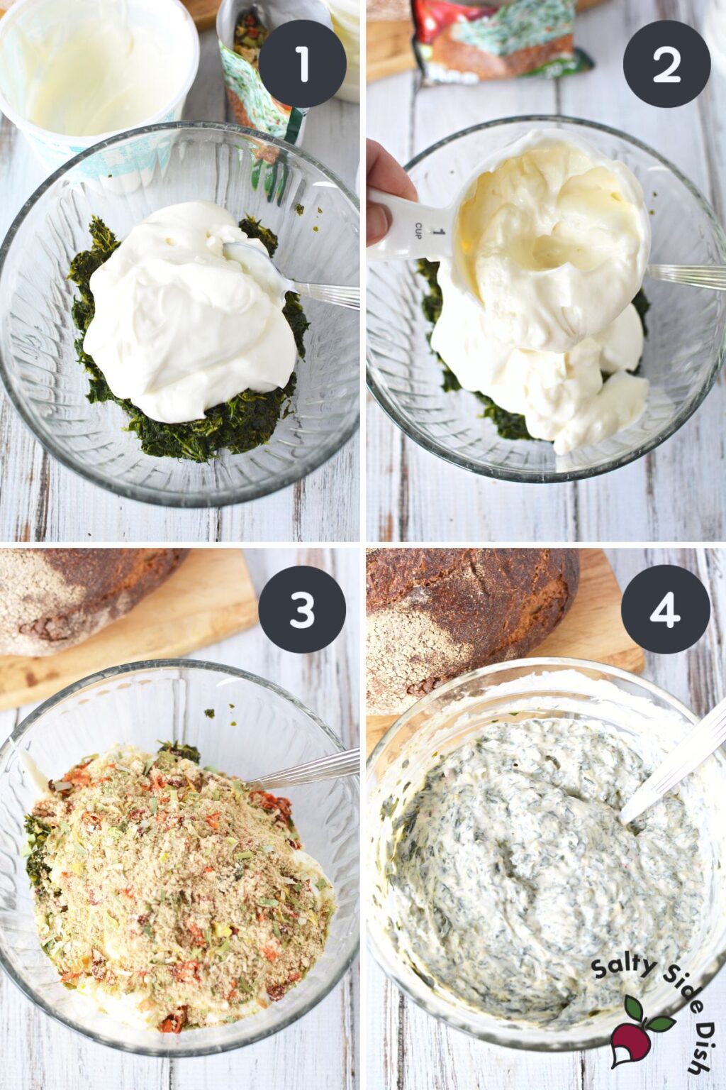 Knorr Spinach Dip Recipe Made with Dried Vegetable Mix