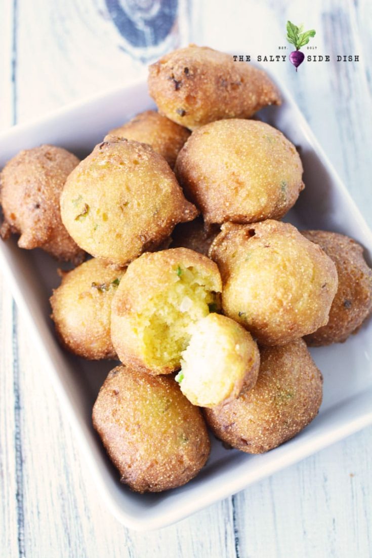 Golden Brown Fried Hush Puppies