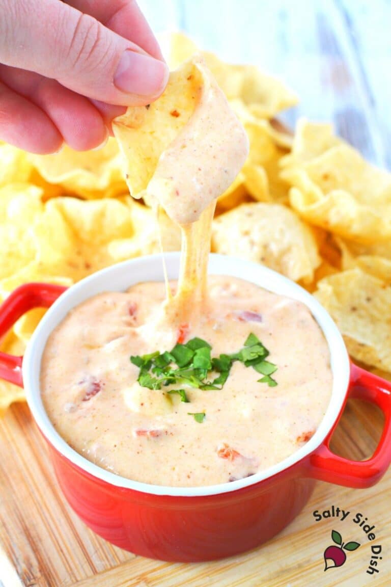 Chihuahua Cheese Dip (AKA Queso Blanco) Salty Side Dish