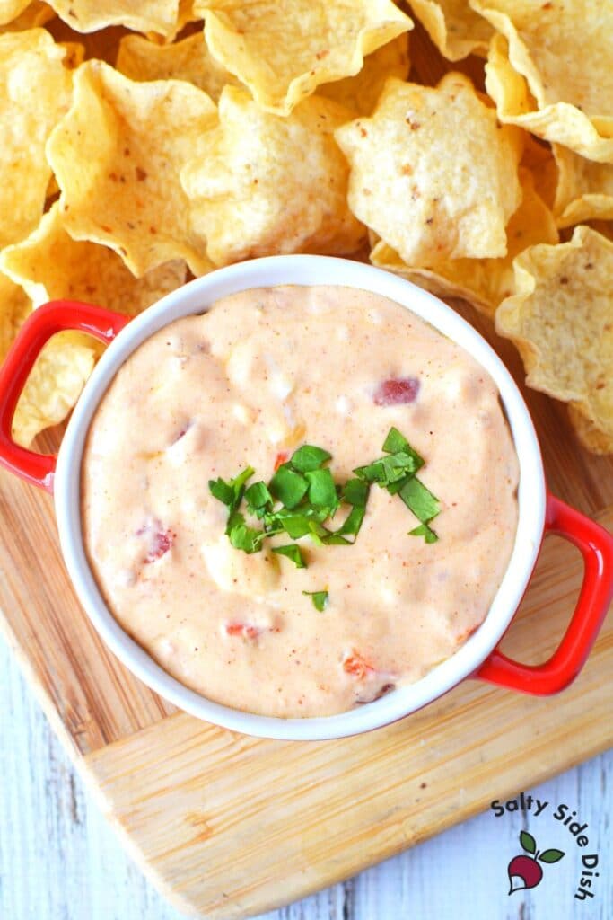 Chihuahua Cheese Dip (AKA Queso Blanco) Salty Side Dish