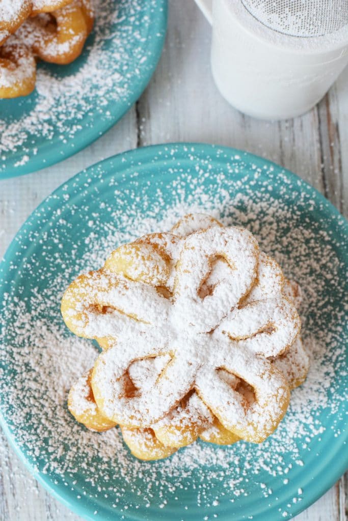 Funnel Cake Mix Recipe with Powdered Sugar Salty Side Dish