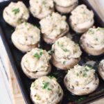 stuffed mushrooms appetizer.