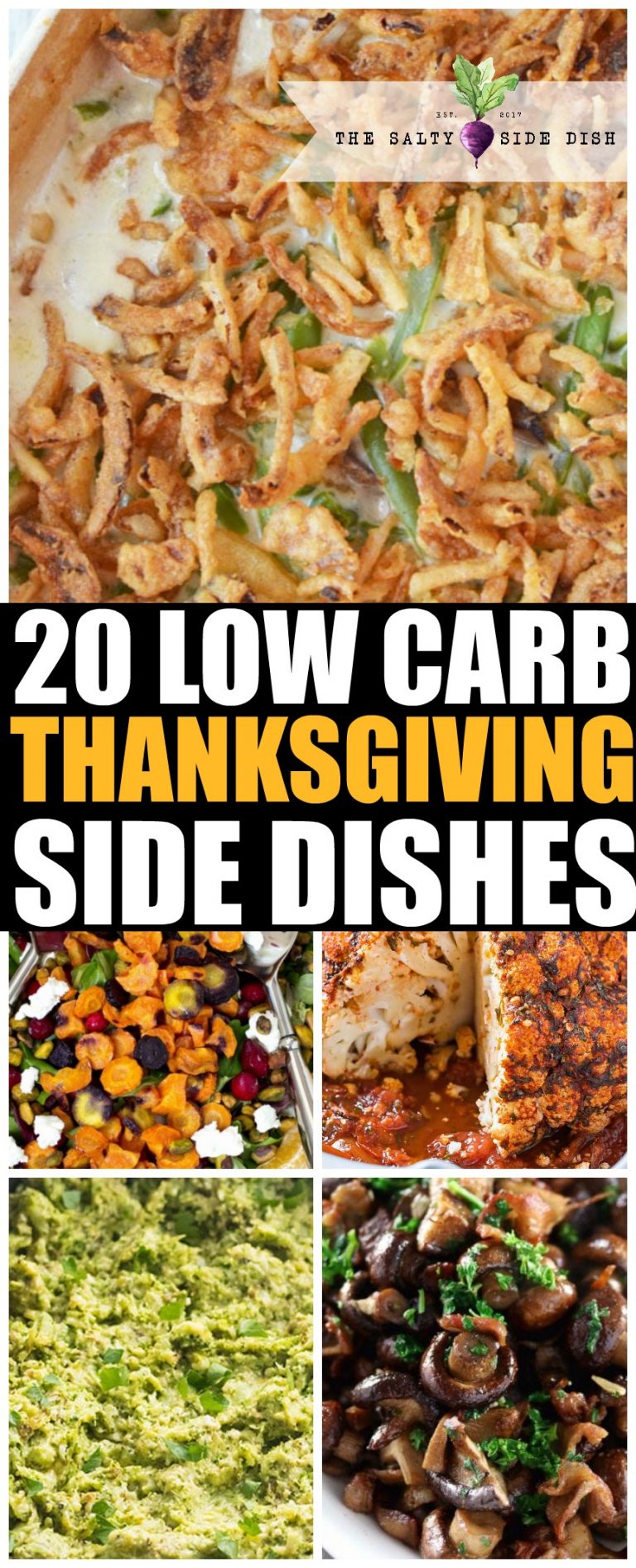 20 Low Carb Side Dishes for Thanksgiving | Salty Side Dish