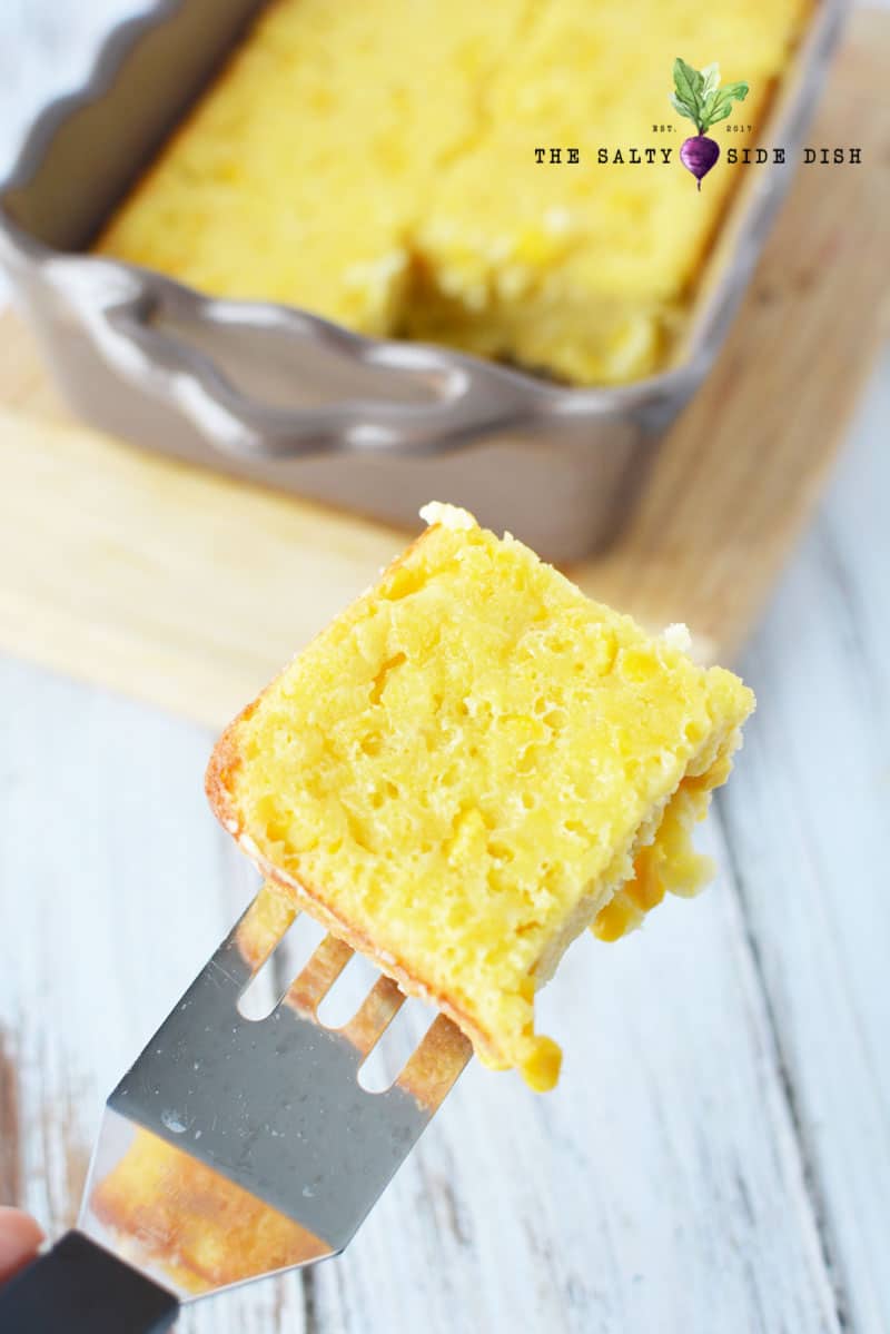 Sweet Corn Pudding Casserole Recipe Salty Side Dish