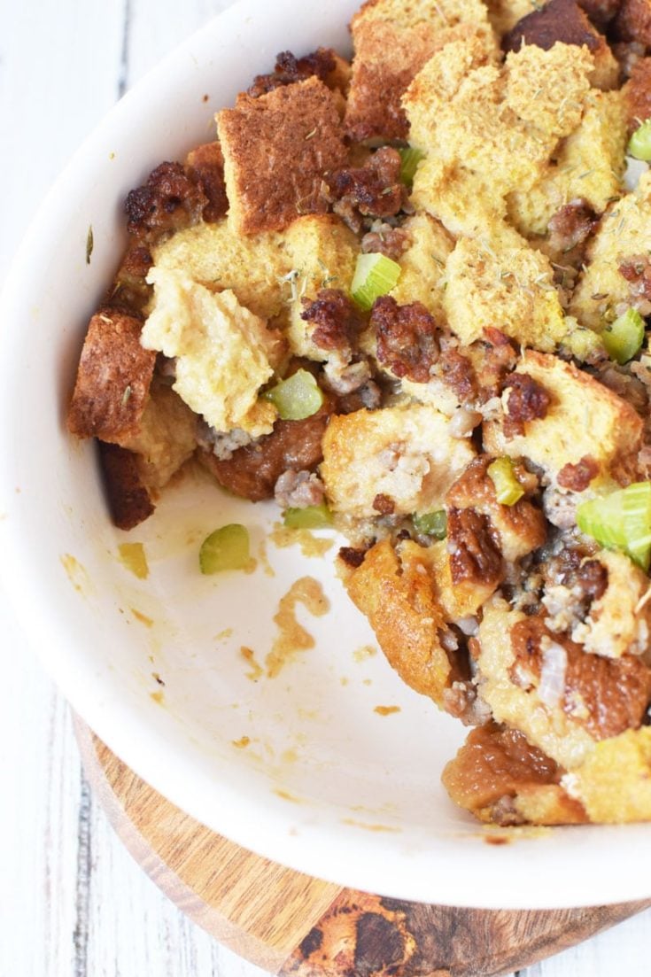 Homemade Stuffing Salty Side Dish