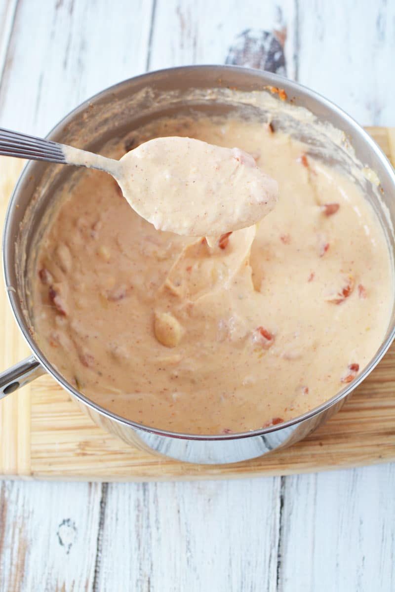 Queso Dip | Queso Blanco Recipe without Velveeta Cheese for a made from scratch white Queso that will make you the hit of the party #queso #dip #appetizer #sidedish #party #platter #dips #serving #recipe no velveeta dip