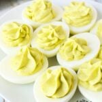 how to make avocado deviled eggs.