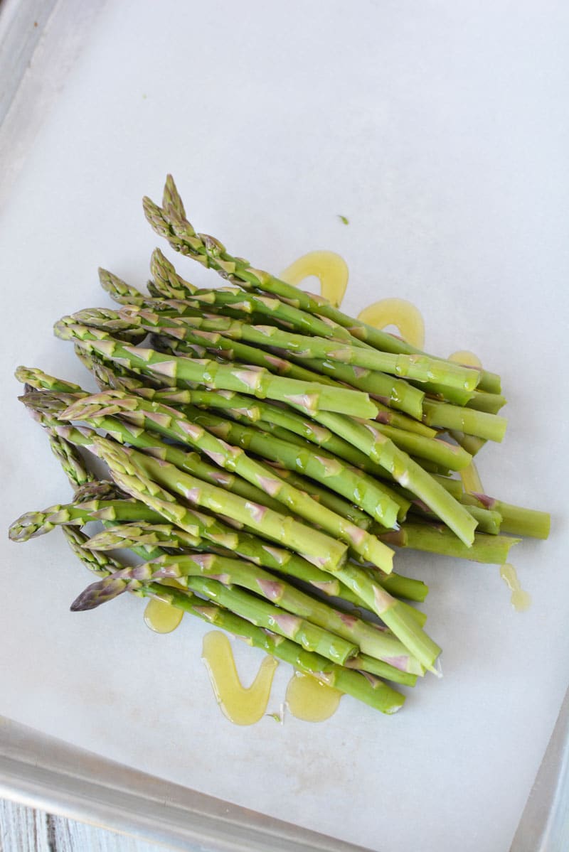 Roasted Asparagus Salty Side Dish
