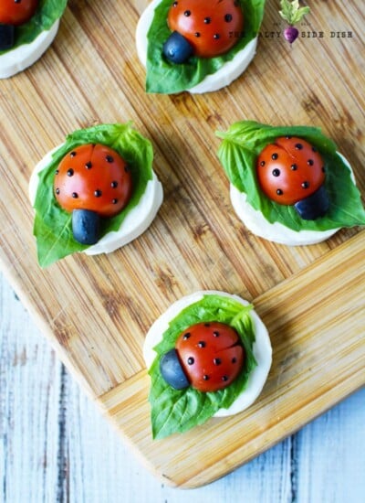 ladybug appetizer tray