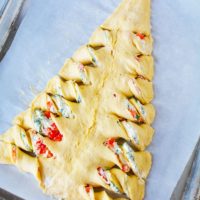 Christmas Tree Pull Apart Bread