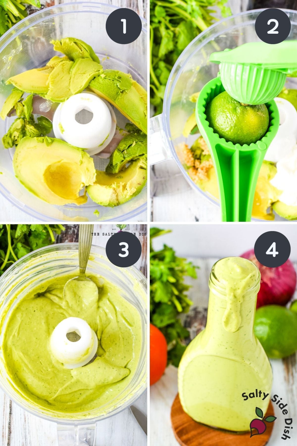 Avocado and Greek Yogurt Dressing with Cilantro Lime