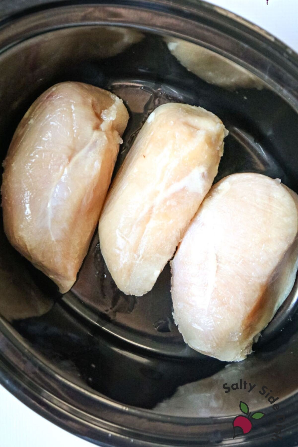 chicken in crockpot.