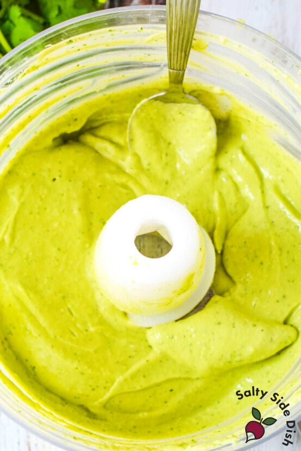 Avocado and Greek Yogurt Dressing with Cilantro Lime