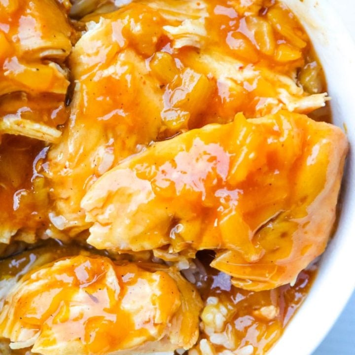 Pineapple Chicken | Crockpot Hawaiian BBQ Chicken