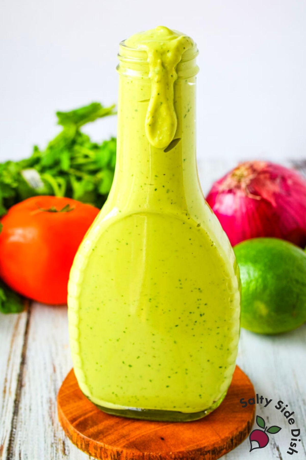Avocado and Greek Yogurt Dressing with Cilantro Lime