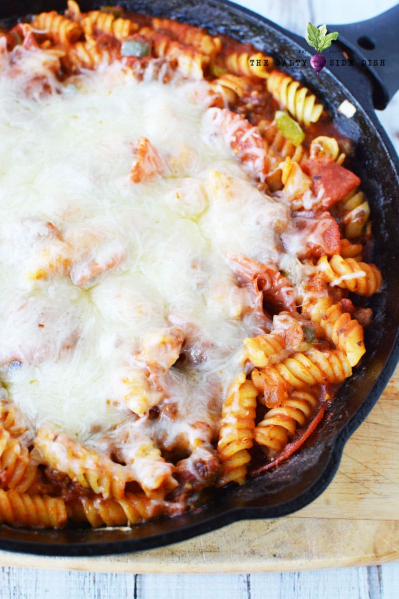 Kid Friendly Pizza Casserole Recipe Loaded with Cheese!