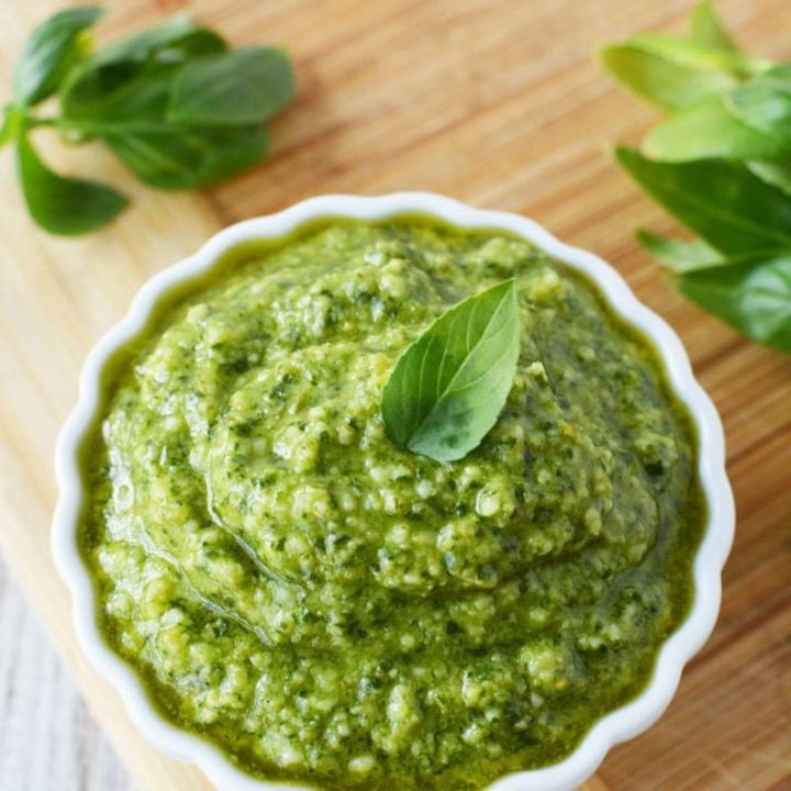 Easy Pesto Sauce Recipe with Fresh Basil