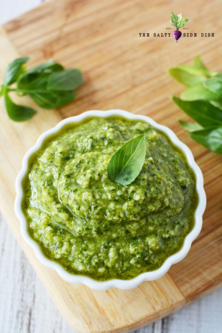 Easy Pesto Sauce Recipe for Pasta Salty Side Dish Recipes