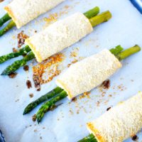 Oven Roasted Asparagus with Parmesan Cheese