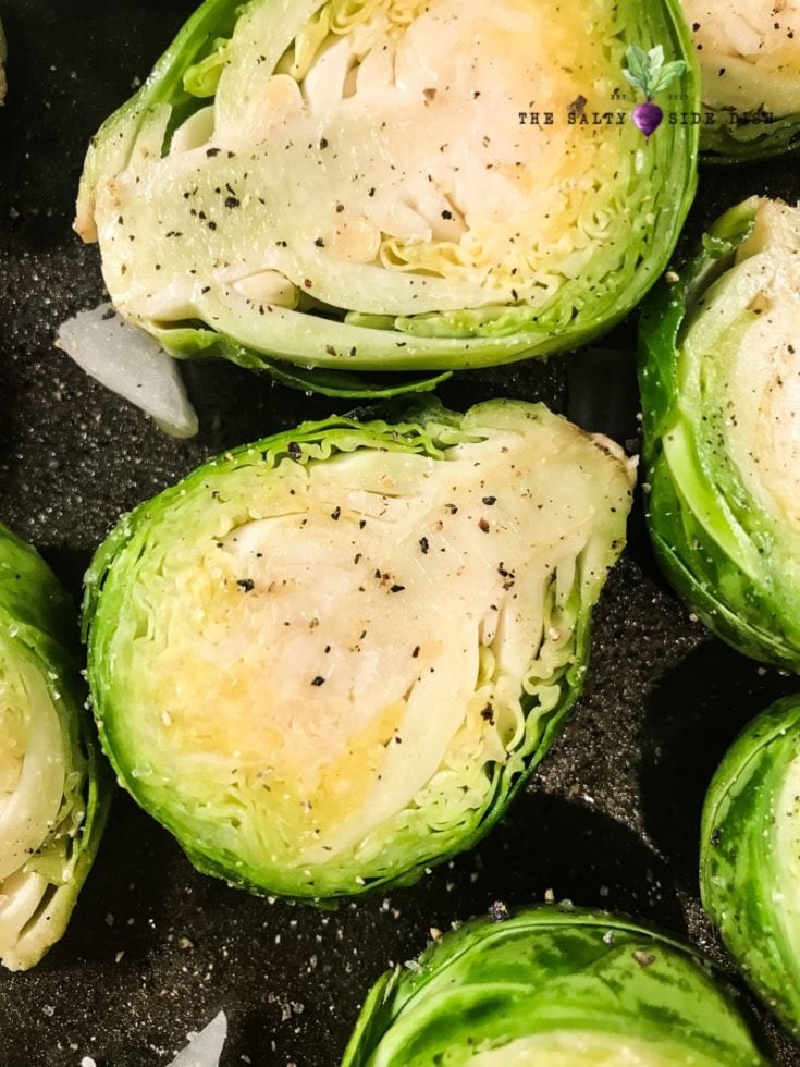 Oven Roasted Brussel Sprouts with Garlic
