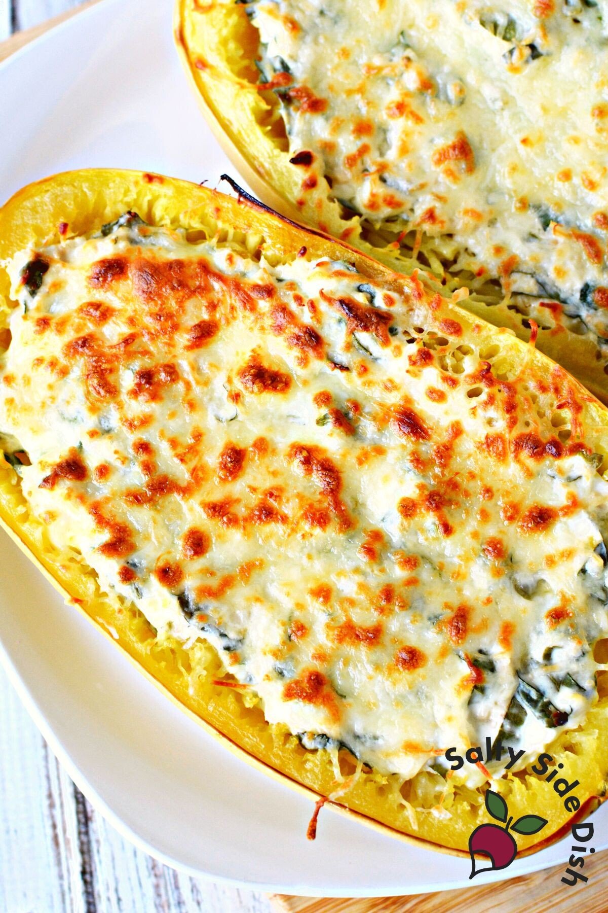 how to make spaghetti squash boats.