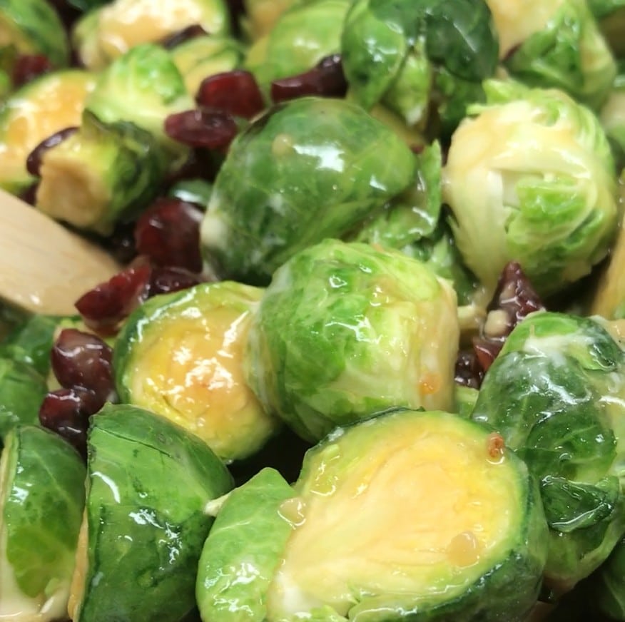 HoneyDijon Brussels Sprouts Salty Side Dish