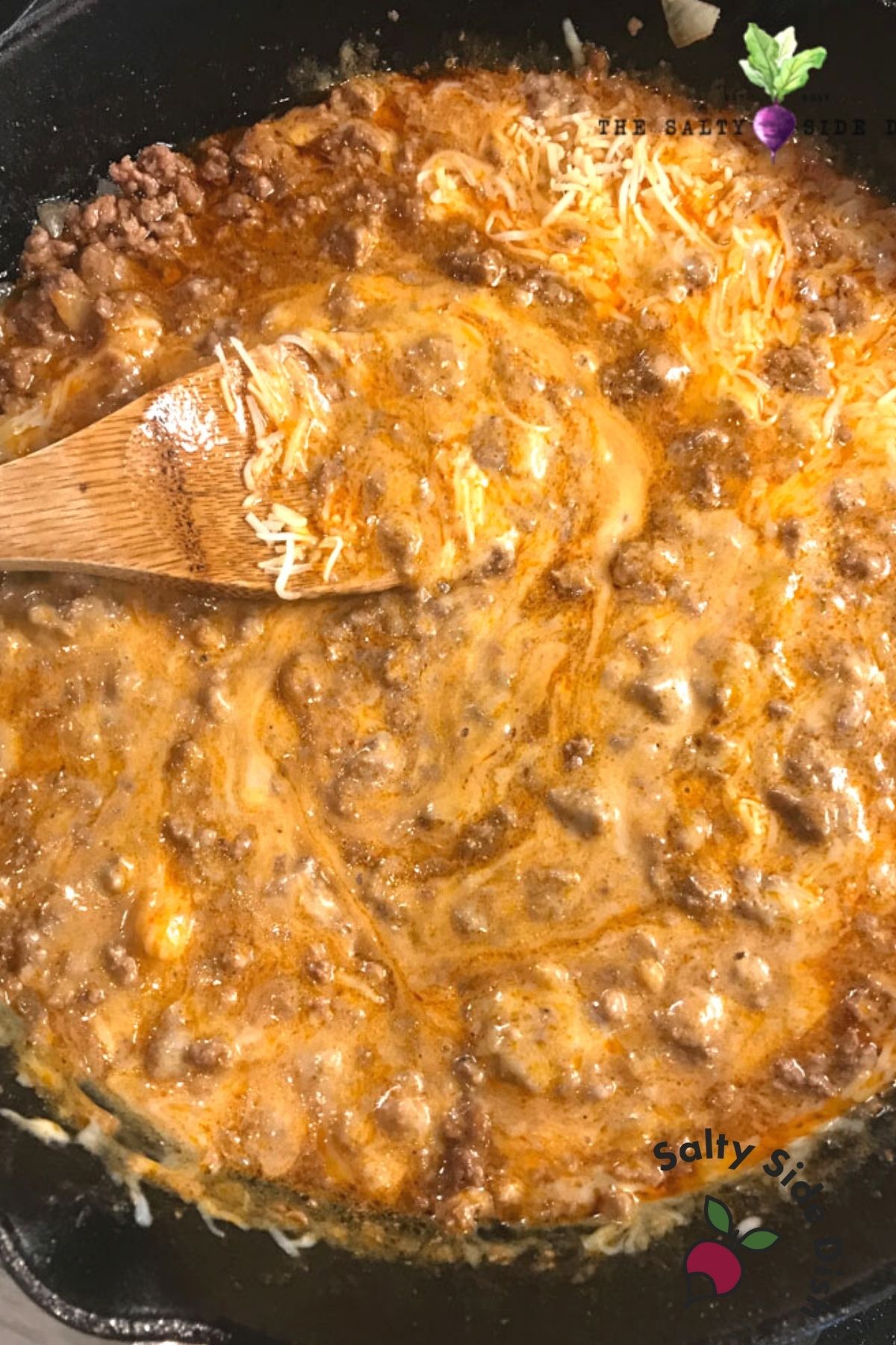 Enchilada Dip with Ground Beef in 15 minutes Salty Side Dish