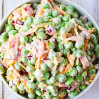 classic pea salad side dish recipe