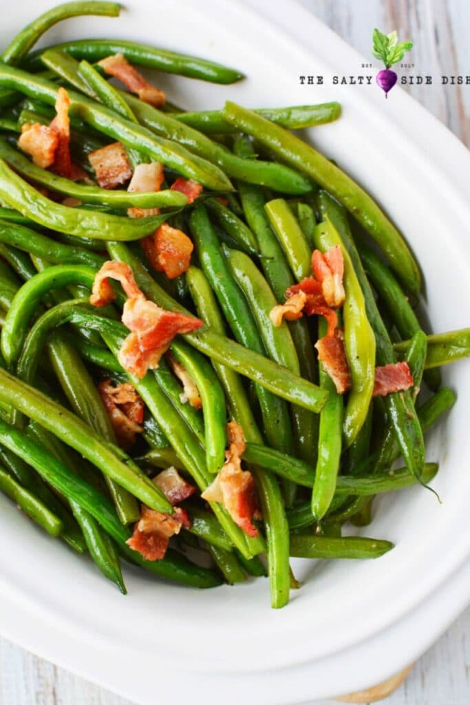 Southern Style Green Beans with Bacon is a SIDE DISH OF DREAMS!