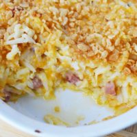 Funeral Potatoes with Hash Browns and Ham