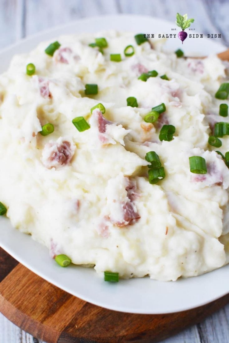 Mashed potatoes with Cream Cheese - SO CREAMY!