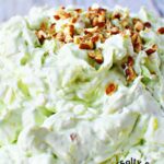 watergate salad on a plate.