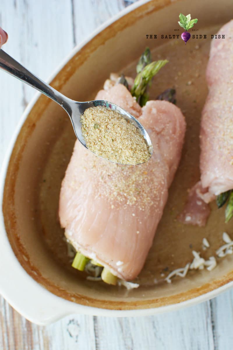 add bread crumbs to chicken breast recipe