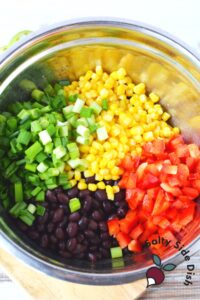 prepped ingredients in a bowl.
