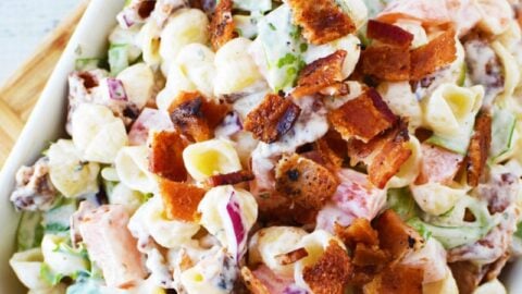 BLT Pasta Salad with Ranch BLT Pasta Salad with Ranch
