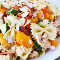 Mandarin Salad with Chicken & Pasta