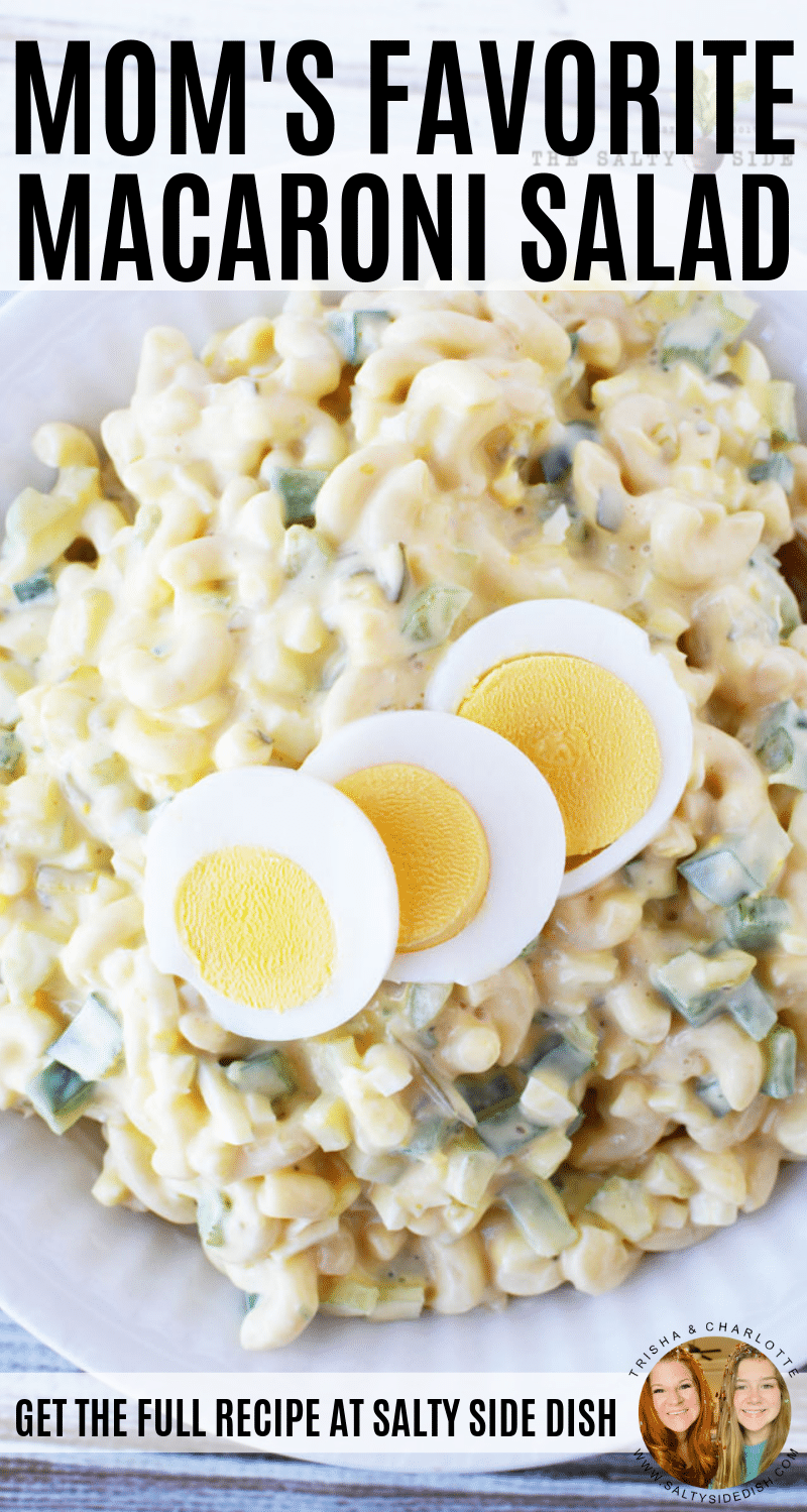 Classic Macaroni Salad with Boiled eggs is a perfect homemade side dish to pair with BBQ, pot luck, and picnics. Comfort food at its finest. #macaronisalad #sidedish #bbq #salad Classic Macaroni Salad with Boiled eggs is a perfect homemade side dish to pair with BBQ, pot luck, and picnics. Comfort food at its finest. #macaronisalad #sidedish #bbq #salad