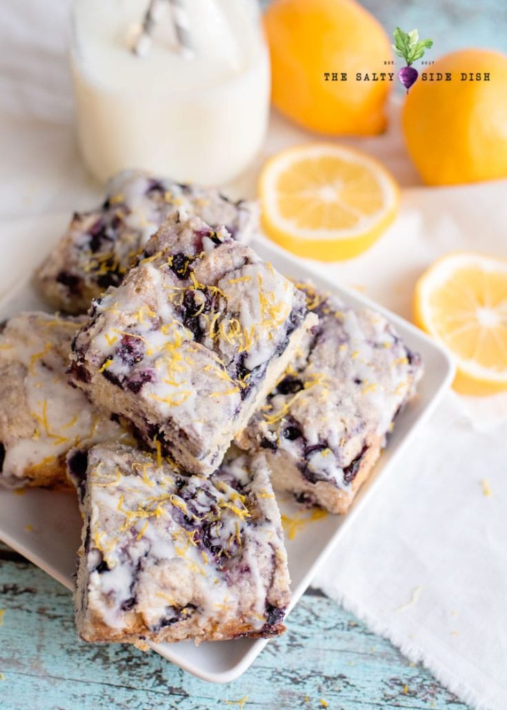 Blueberry Breakfast Cake with Glaze