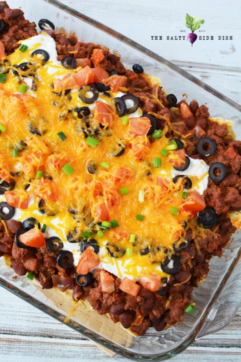 Cheesy Mexican Ground Beef Casserole with Beans