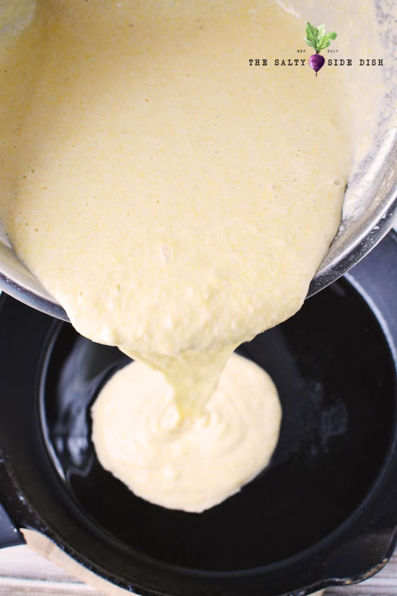 smooth cornbread batter