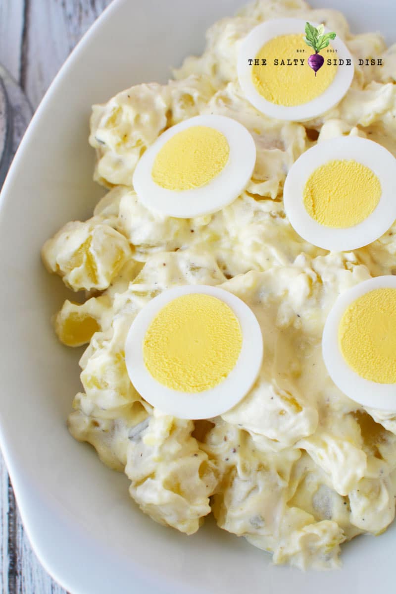 Vegetarian Potato Salad recipe with eggs and relish