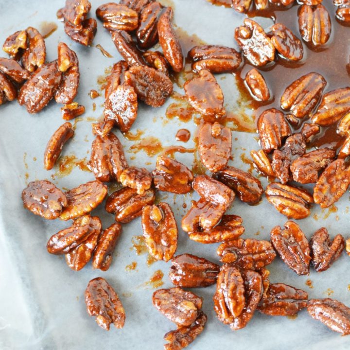 Candied Pecans in Crockpot Salty Side Dish